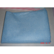 tissu non tissé ondulé spunlace pour chiffon de nettoyage jetable